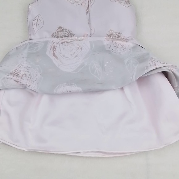 The Children's Place Midi Dress Size 4T in Pink w/ Gold Embroidered Floral Print - Picture 9 of 11